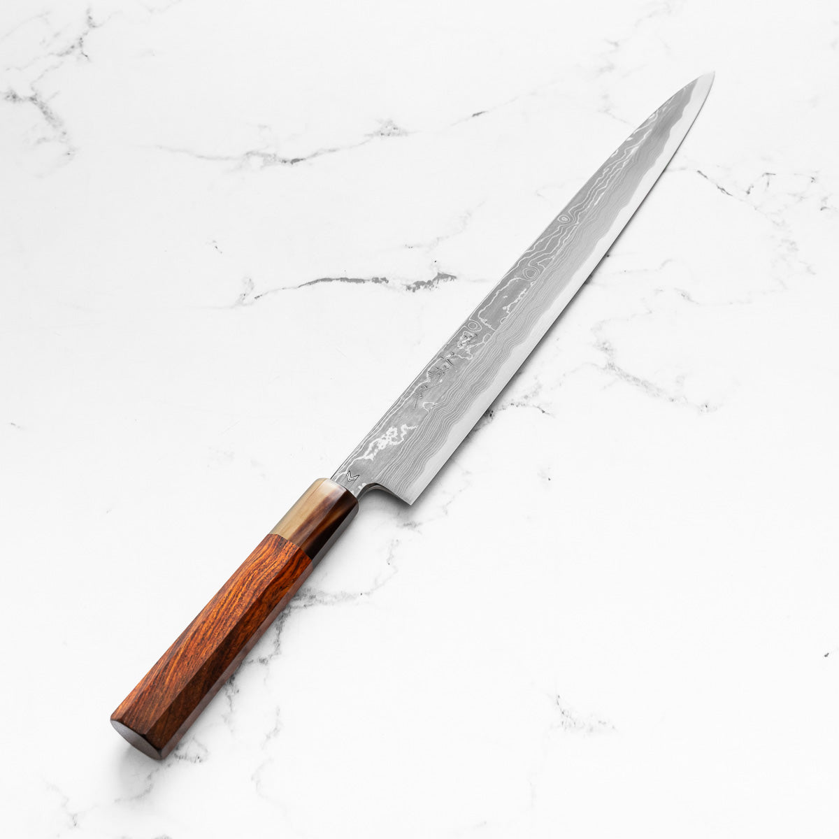 Shotaro Nomura Blue 2 Damascus Yanagiba 330mm