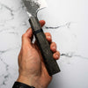 Mazaki White 2 Nashiji Gyuto 240mm - Dark Maple