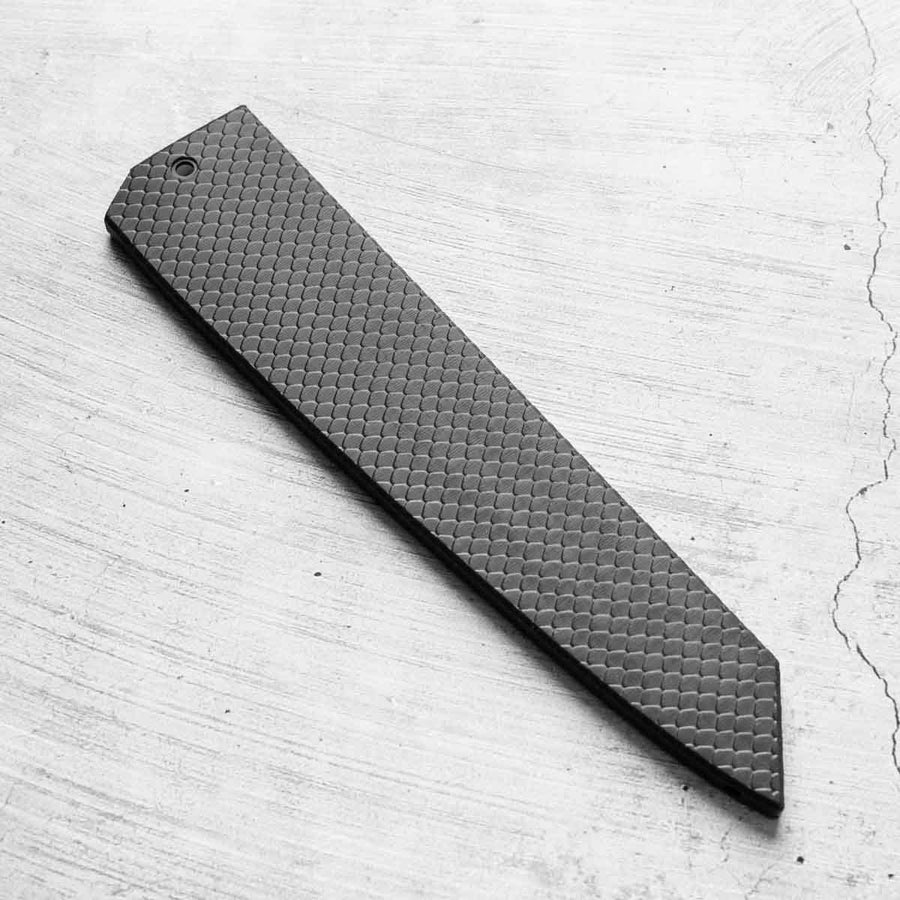 Hajimaru Ginsan Nashiji Kiritsuke 205mm - Fitted Saya - Scales
