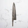 Hiromune Takaba Shirogami Damascus Gyuto 240mm - angled view