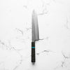 Nigara Hamono SG2 Migaki Tsuchime Gyuto 240mm - Maple Turquoise