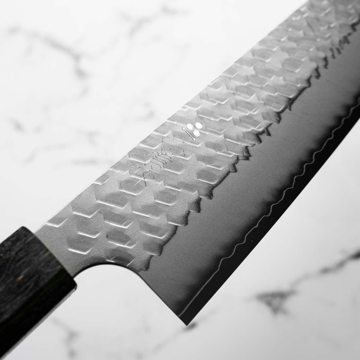 Nigara Hamono SG2 Migaki Tsuchime Gyuto 240mm - Maple Turquoise