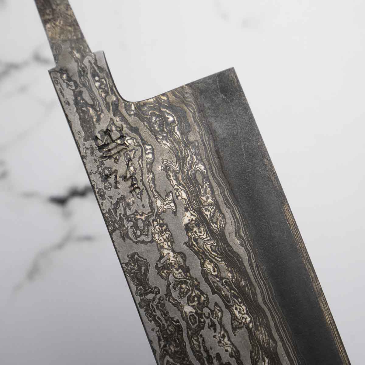 Hiromune Takaba Shirogami Damascus Gyuto 240mm - view 5