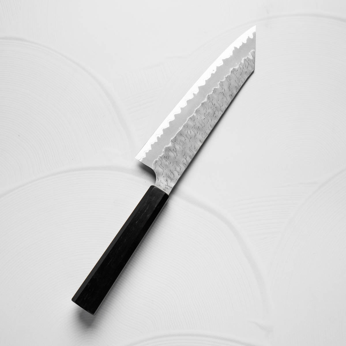Nigara Hamono Blue Super Tsuchime Kiritsuke 210mm - Ebony