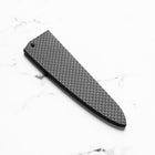 Senzo Black Small Santoku 143mm - Fitted Saya - Scales