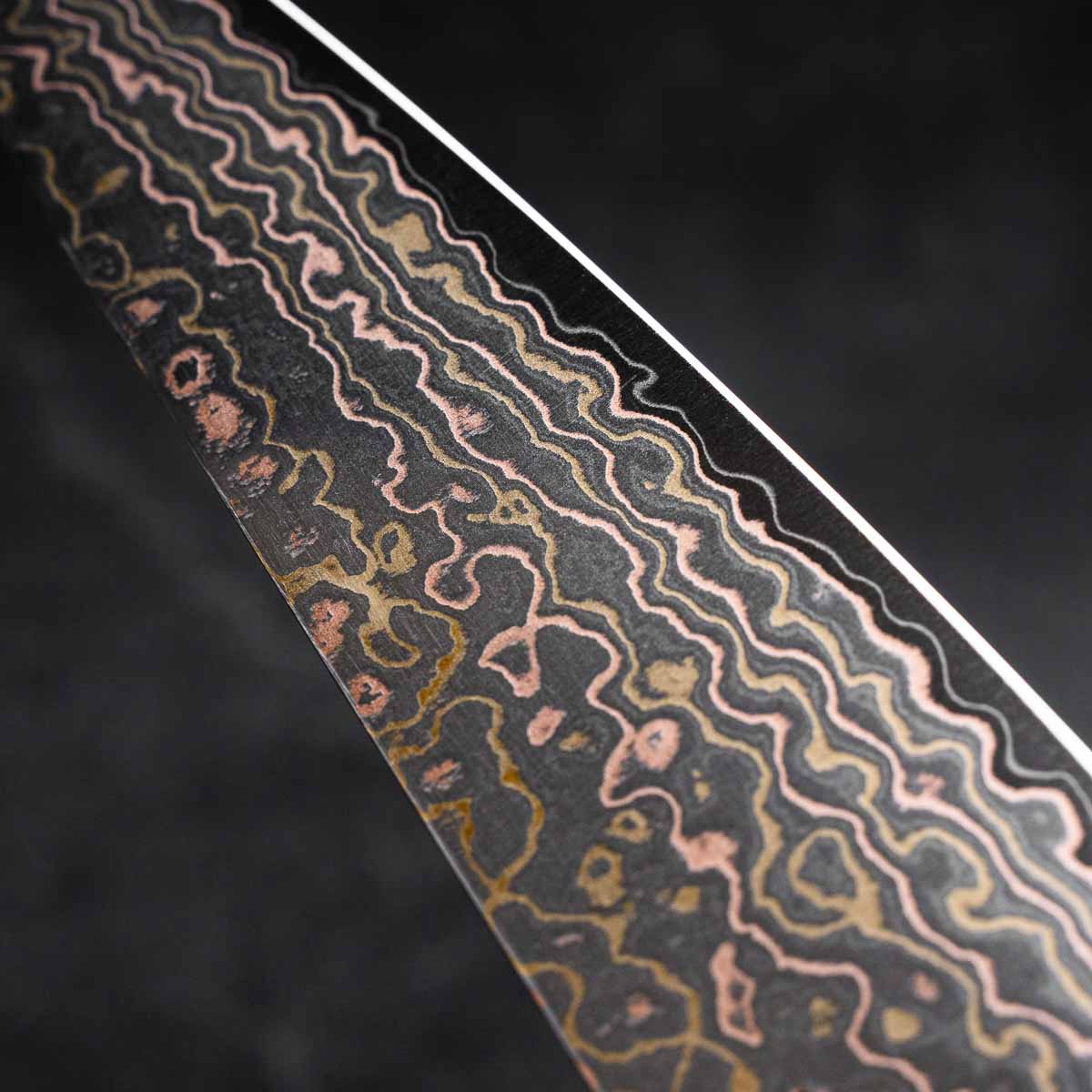 Seido "Niji" VG10W Rainbow Damascus Petty 135mm