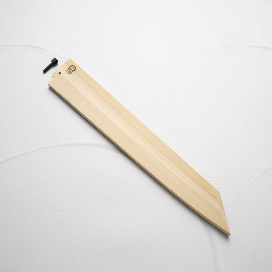 Custom Magnolia Saya - Kikuzuki Kasumi Kiritsuke Yanagiba 270mm