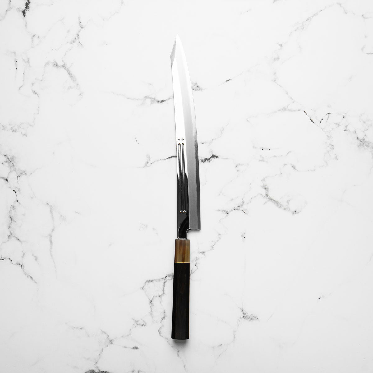 Yamawaki Hamono Kansho Kiritsuke Yanagiba 270mm - Ebony & Blonde
