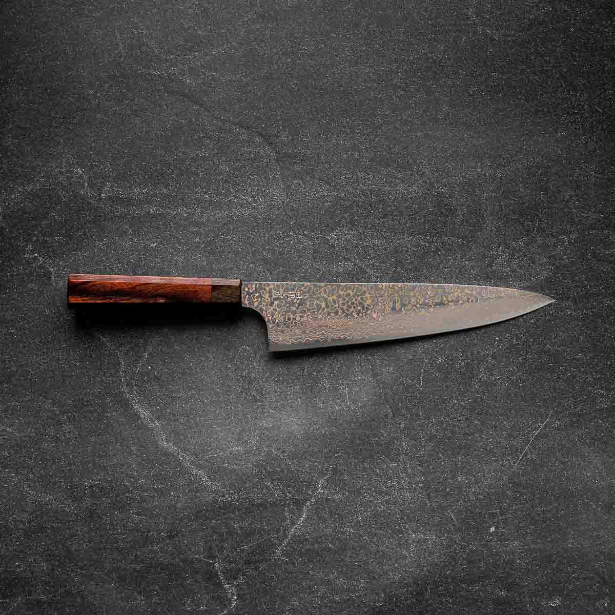 Seido "Niji" VG10W Rainbow Damascus Gyuto 210mm