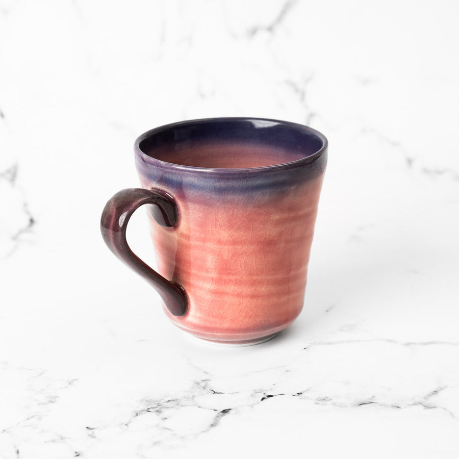 Mug - Cracked Pink Glaze