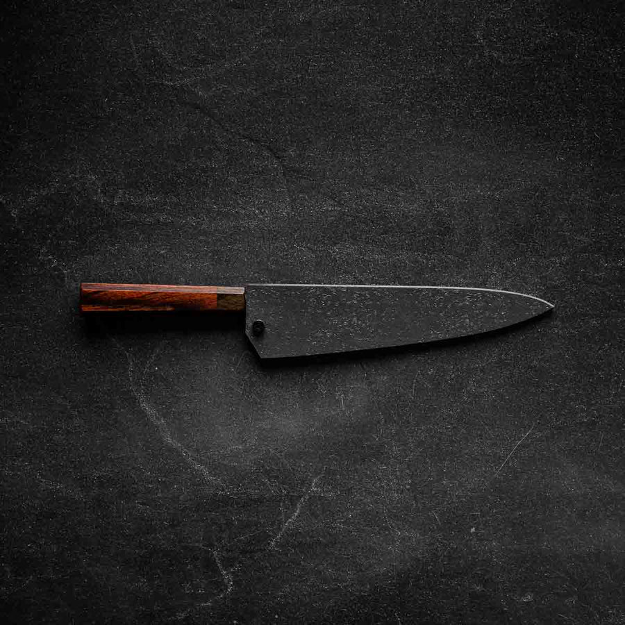 Seido VG10W Rainbow Damascus Gyuto 210mm - Damascus Fitted Saya