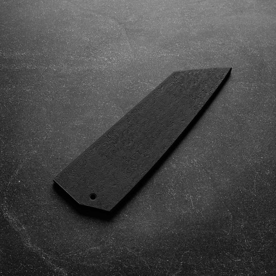 Seido VG10W Rainbow Damascus Bunka 165mm - Damascus Fitted Saya