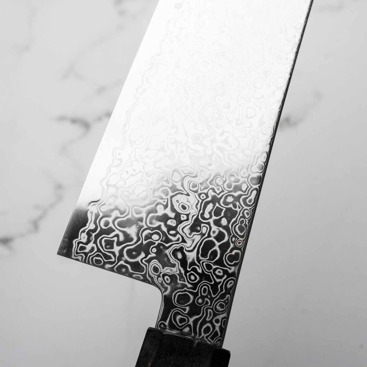 Hatsukokoro Saihyo SG2 Damascus Gyuto 210 - Maple
