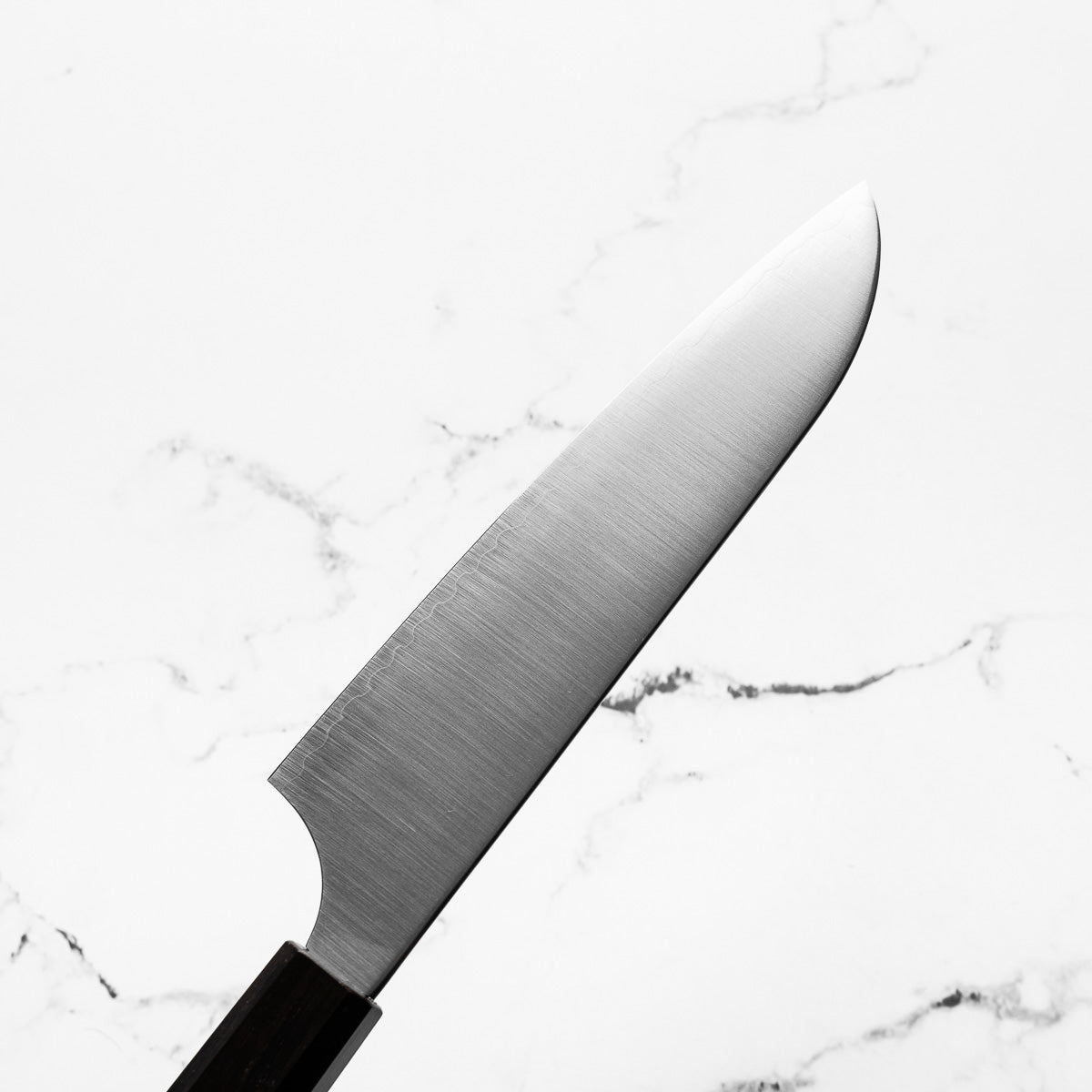 Hatsukokoro Hayabusa Blue Super Santoku 180mm - Ebony