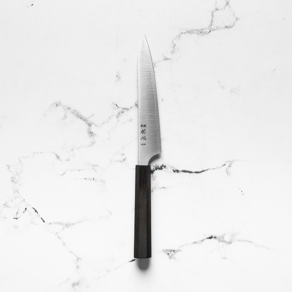 Hatsukokoro Hayabusa Blue Super Petty 150mm - Mono Ebony
