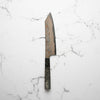 Hatsukokoro Irodori Blue 2 Rainbow Damascus Kiritsuke Gyuto 210mm - Dark Maple