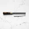 Sakai Kikumori "Choyo" Ginsan Nakiri 180mm - Persimmon