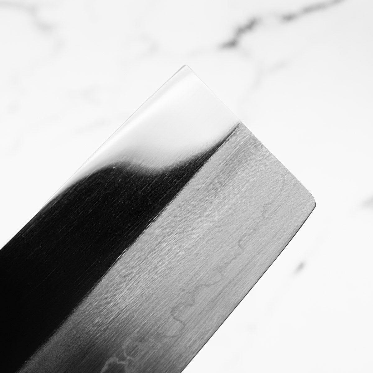 Sakai Kikumori "Choyo" Ginsan Nakiri 180mm - Persimmon