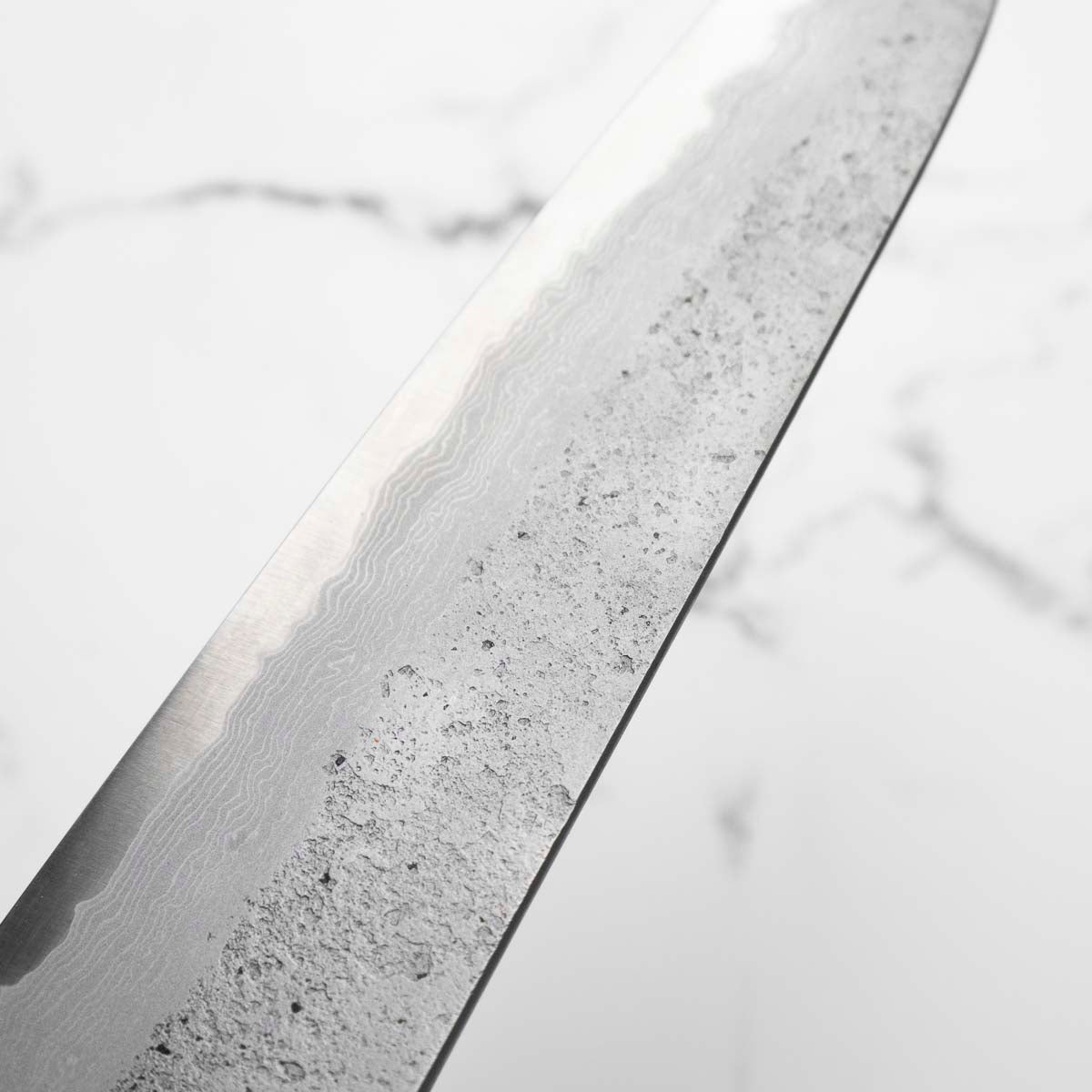 Hatsukokoro Ryusui Blue 2 Damascus Gyuto 240mm - Ebony - view 5