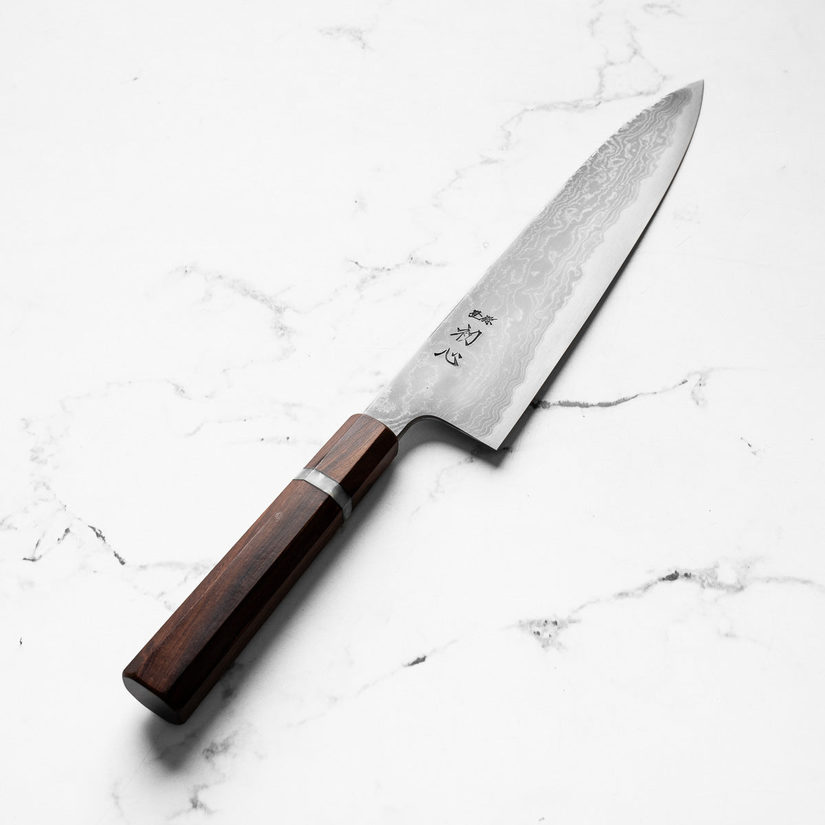 Hatsukokoro Blue 1 Damascus Gyuto 240mm