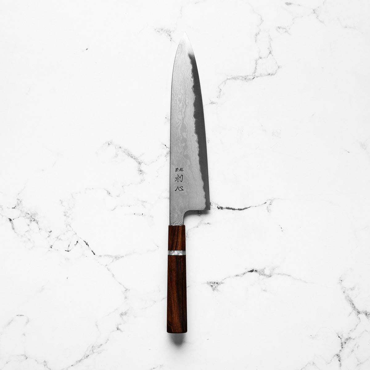 Hatsukokoro Blue 1 Damascus Gyuto 240mm
