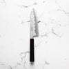 Tsunehisa White 2 Stainless Clad Tsuchime Santoku 165mm - Ebony
