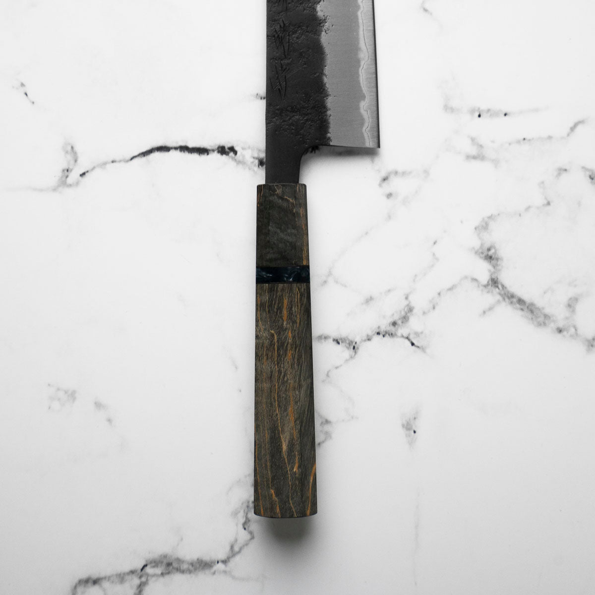 Sakai Kikumori Blue Super Gyuto 210mm - Dark Maple