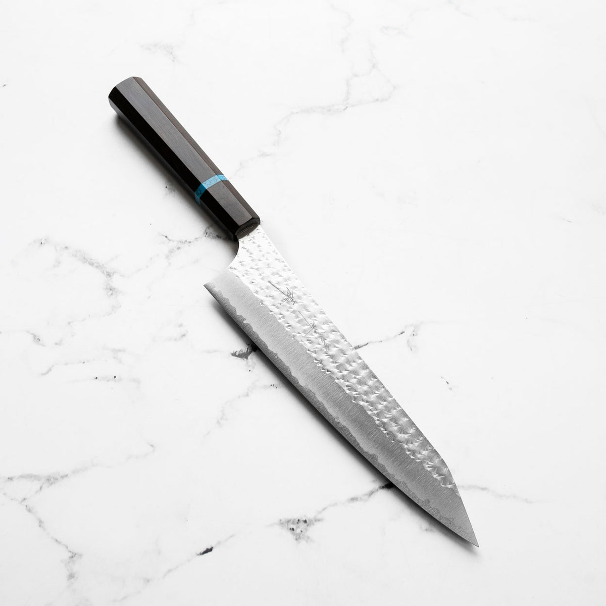Yu Kurosaki AS Kokusen Ei Gyuto 210mm - Ebony Turquoise