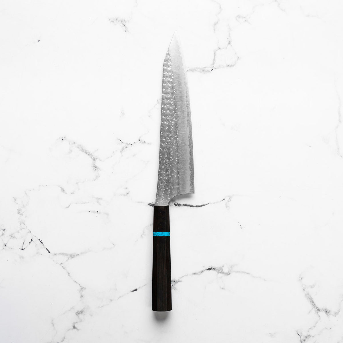 Yu Kurosaki AS Kokusen Ei Gyuto 210mm - Ebony Turquoise