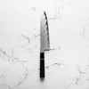 Sakai Kikumori "Minamo" ATS34 Damascus Gyuto 240mm - Ebony Turquoise