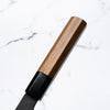Mutsumi Hinoura Ajikataya White 2 Gyuto 210mm - Rosewood / Black Horn