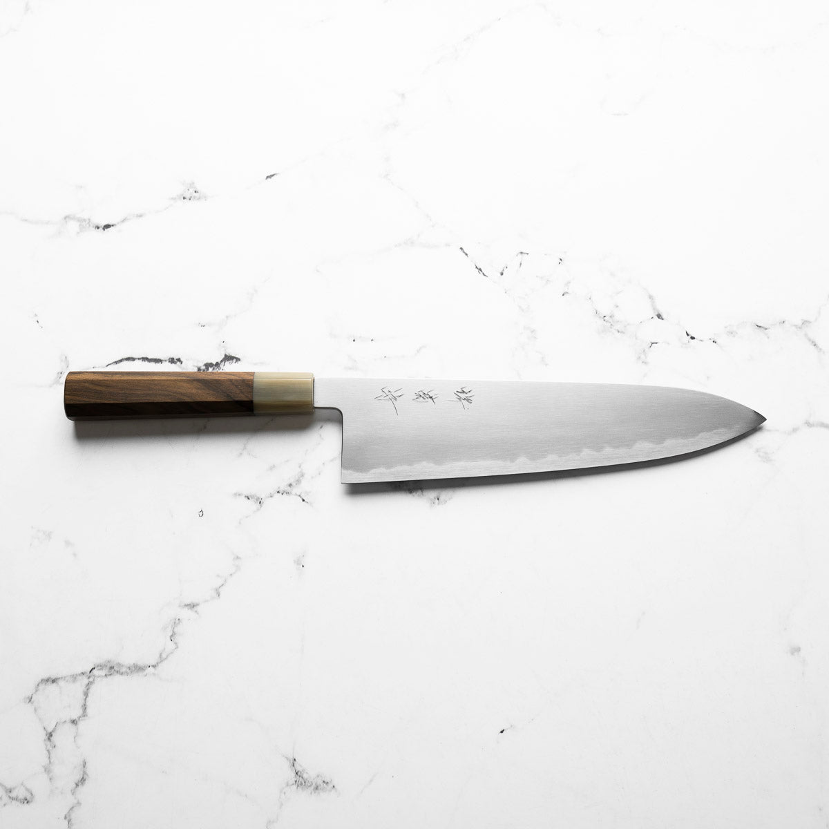 Y.Tanaka x Sakai Kikumori Blue 2 Gyuto 255mm - Persimmon