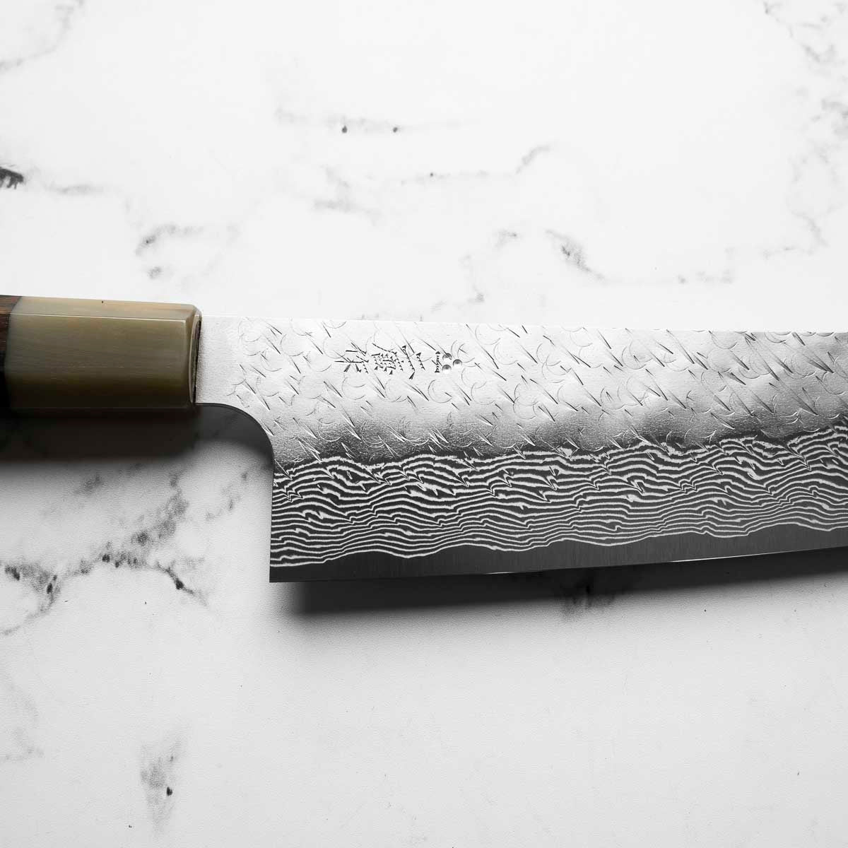 Nigara Hamono SG STRIX Gyuto 210mm - Persimmon