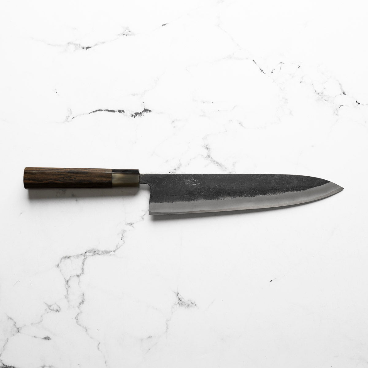 Seido "Kuro" x Tadafusa White 2 Kurouchi Gyuto 240mm - Persimmon
