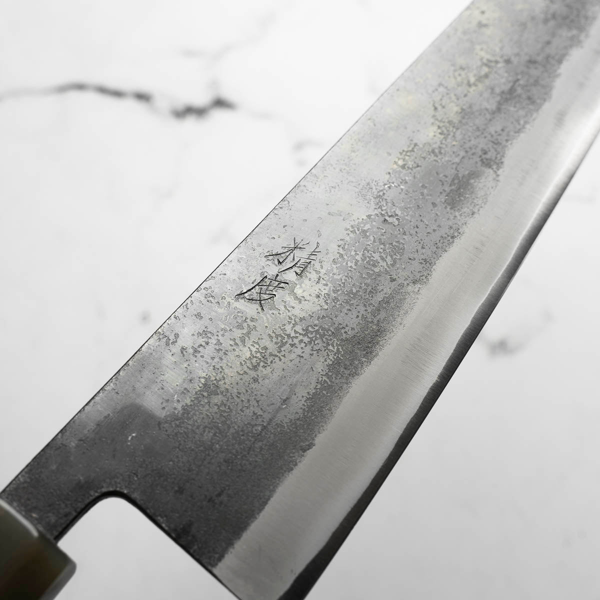 Seido "Kuro" x Tadafusa White 2 Kurouchi Gyuto 240mm - Persimmon