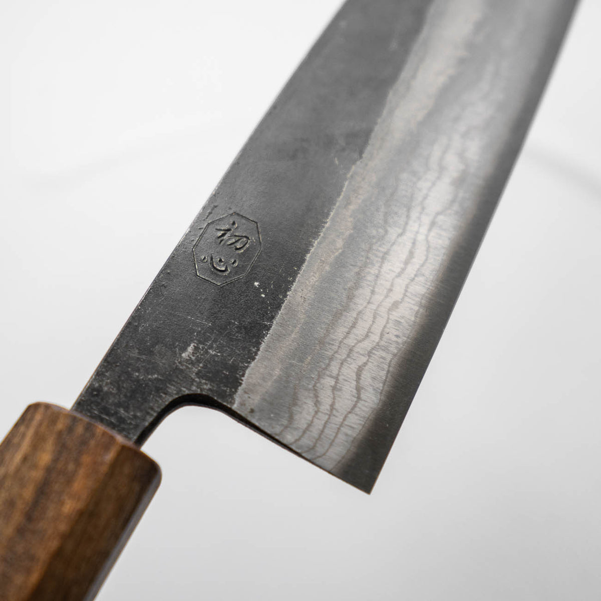 Hatsukokoro Kumokage Blue 2 Kurouchi Damascus Gyuto 240mm