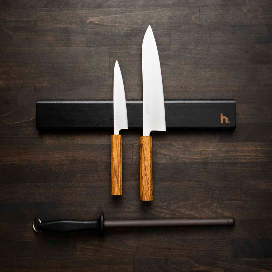 Tsunehisa Ginsan Migaki - 2 Knife Set With Magnetic Strip