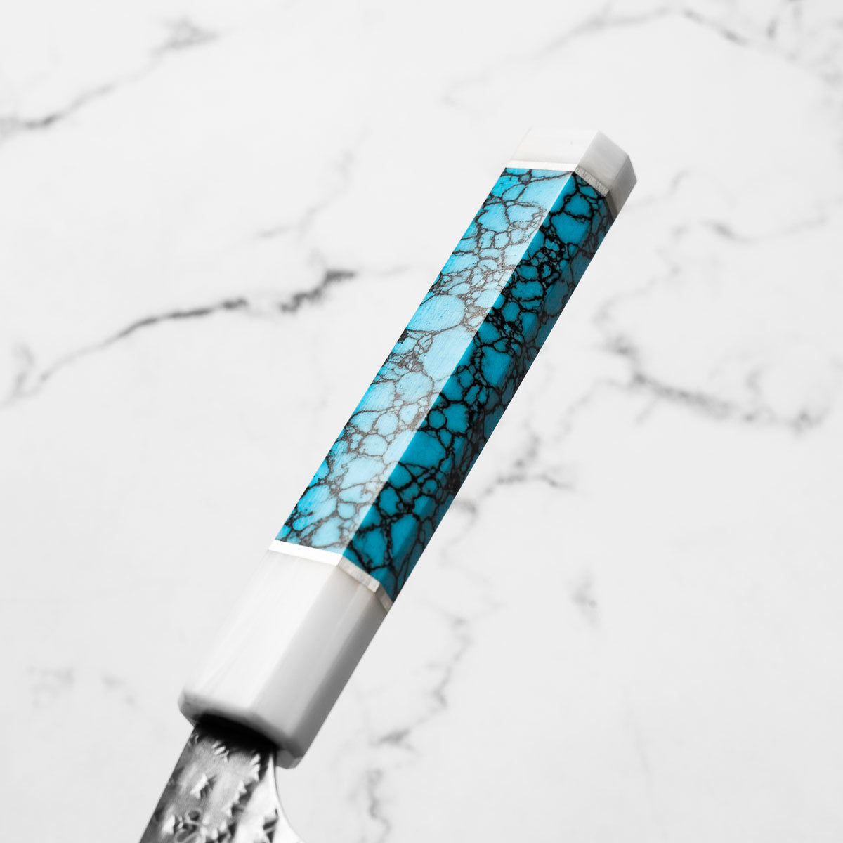 Yu Kurosaki AS Kokusen Ei Gyuto 240mm - Turquoise & White