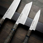 Sakai Kikumori VG10 - 3 Knife Set with Magnetic Strip
