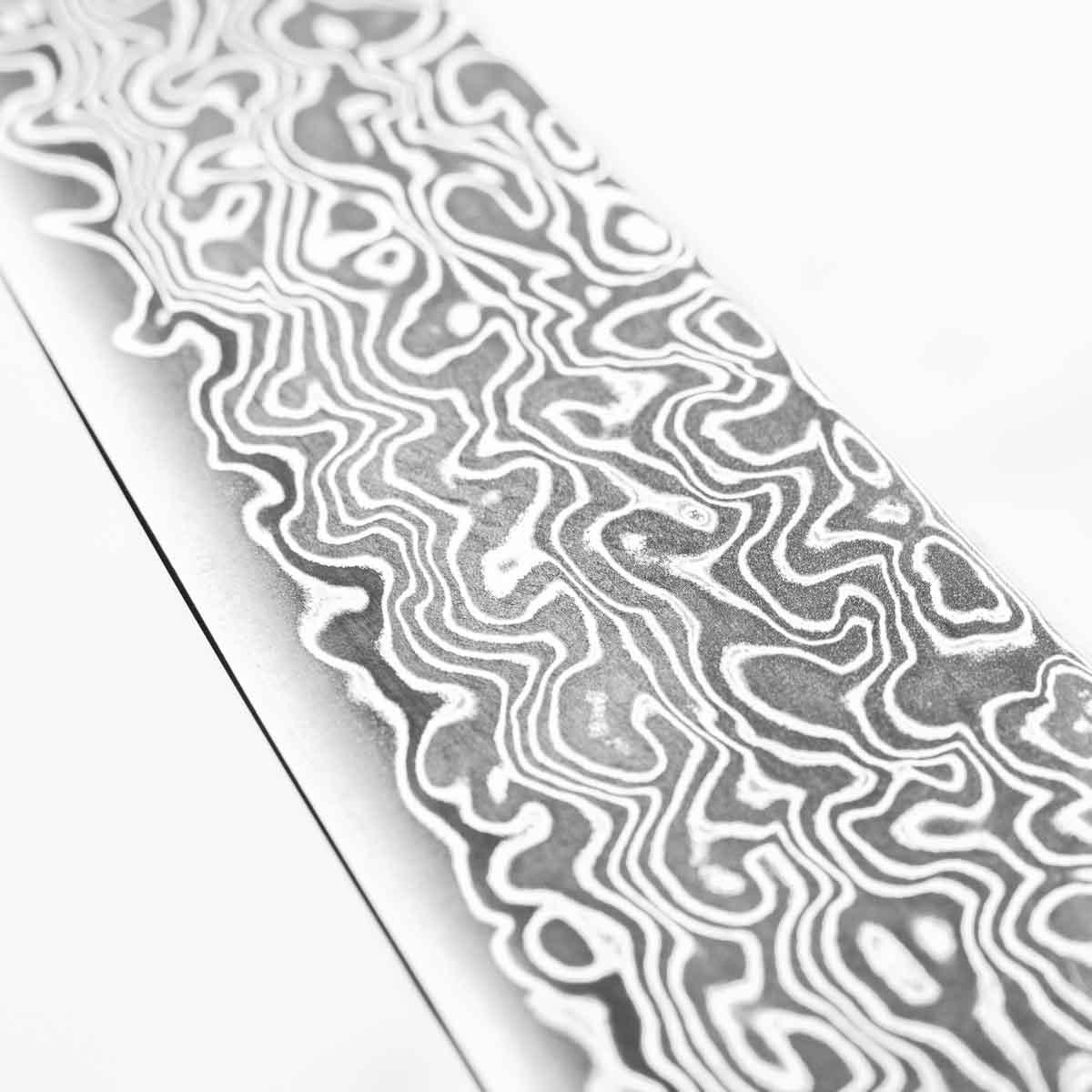Seido VG10 Kurozome Nickel Damascus Petty 150mm - Persimmon