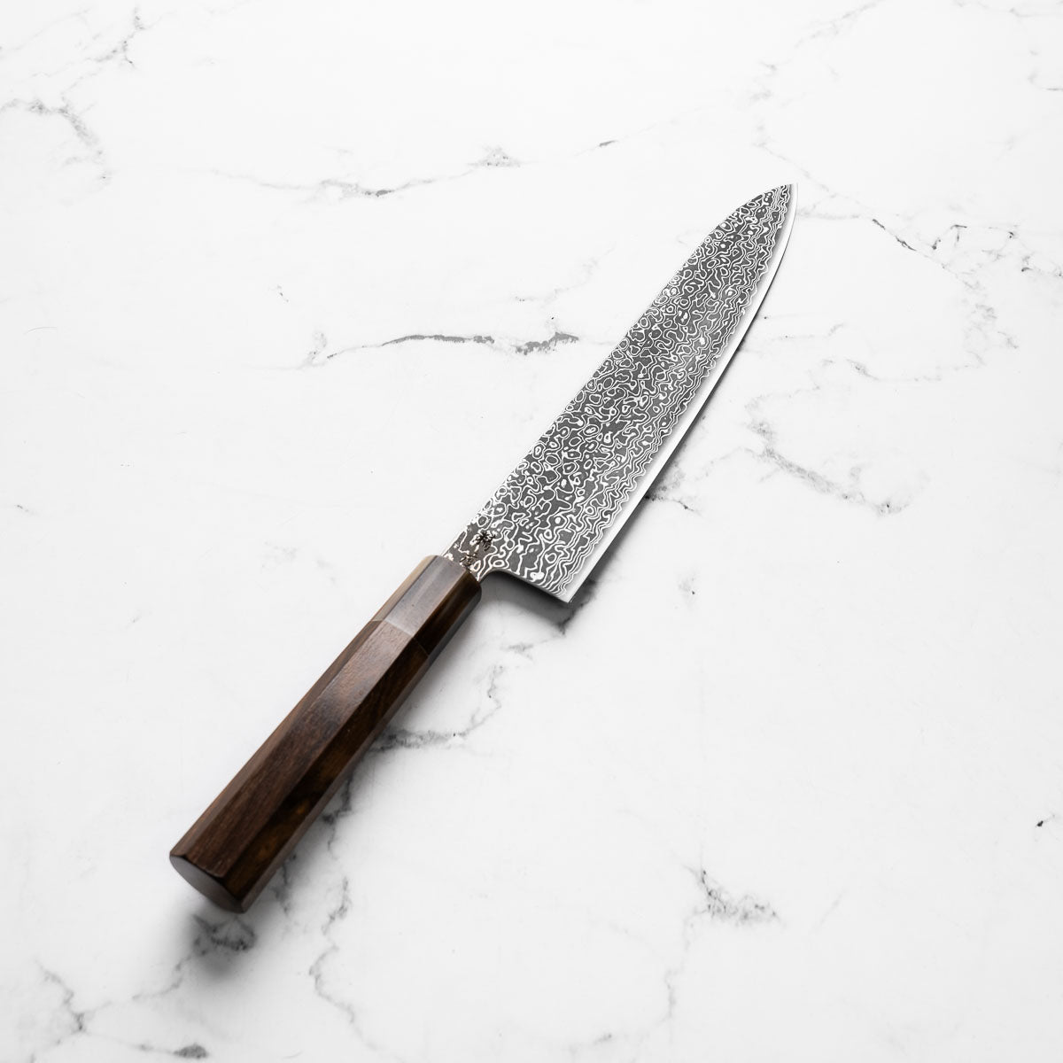 Seido VG10 Kurozome Nickel Damascus Gyuto 240mm - Persimmon