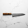 Hatsukokoro Saihyo SG2 Damascus Kiritsuke Gyuto 210mm - Golden Birch