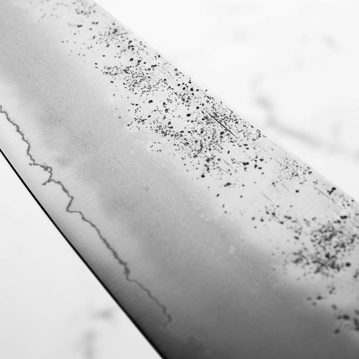 Hajimaru Ginsan Nashiji Gyuto 210mm - Mono Ebony