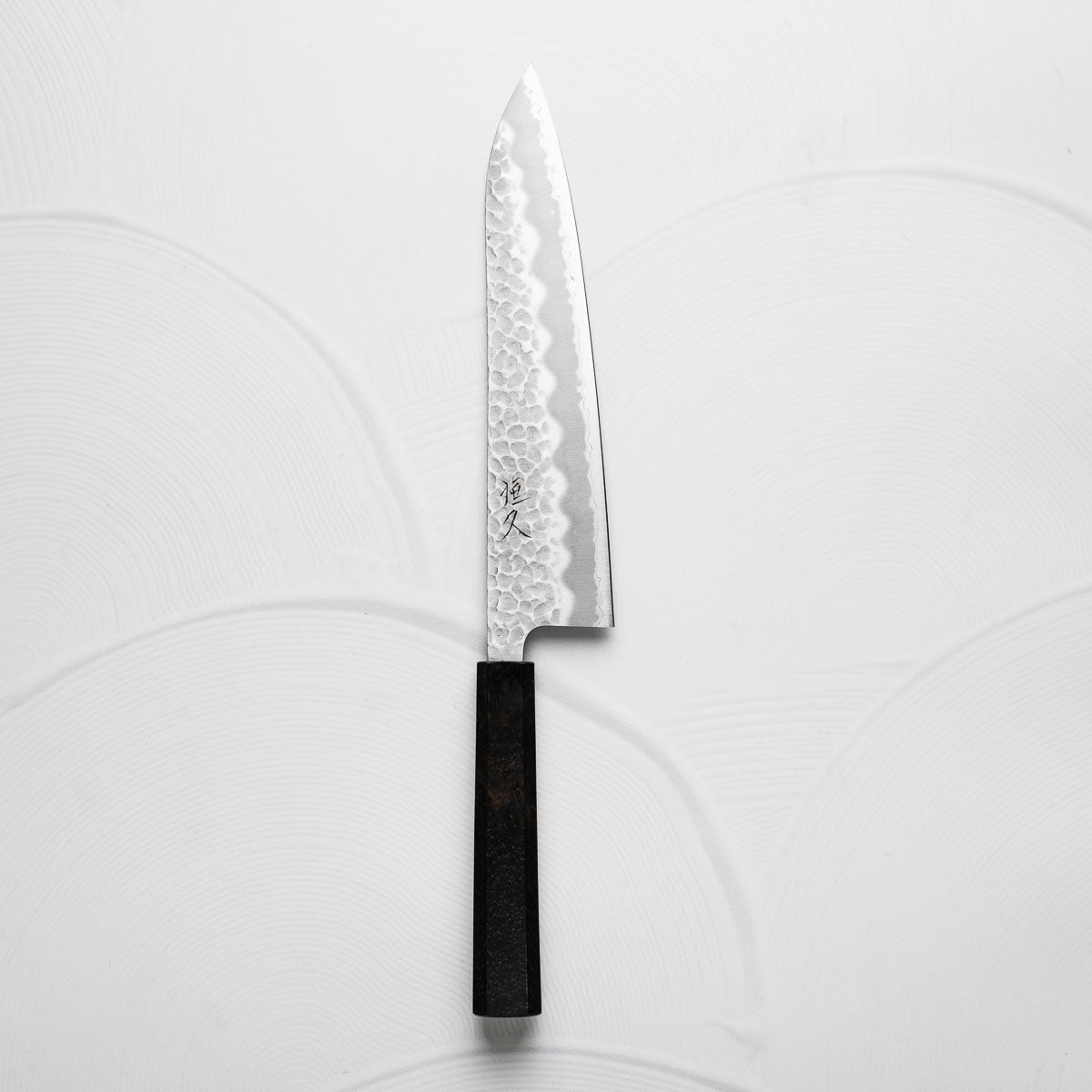 Tsunehisa Blue Super Tsuchime Gyuto 210mm - Ebony