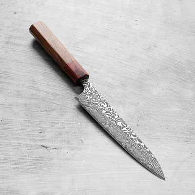 Yoshimi Kato SG2 Black Damascus Damascus Petty 150mm