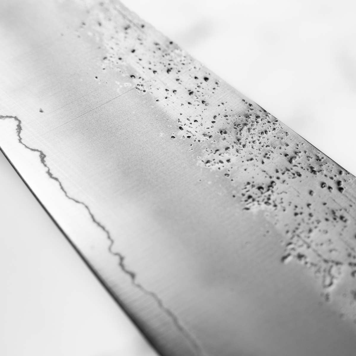 Hajimaru Ginsan Nashiji Ko Santoku 150mm - Mono Ebony