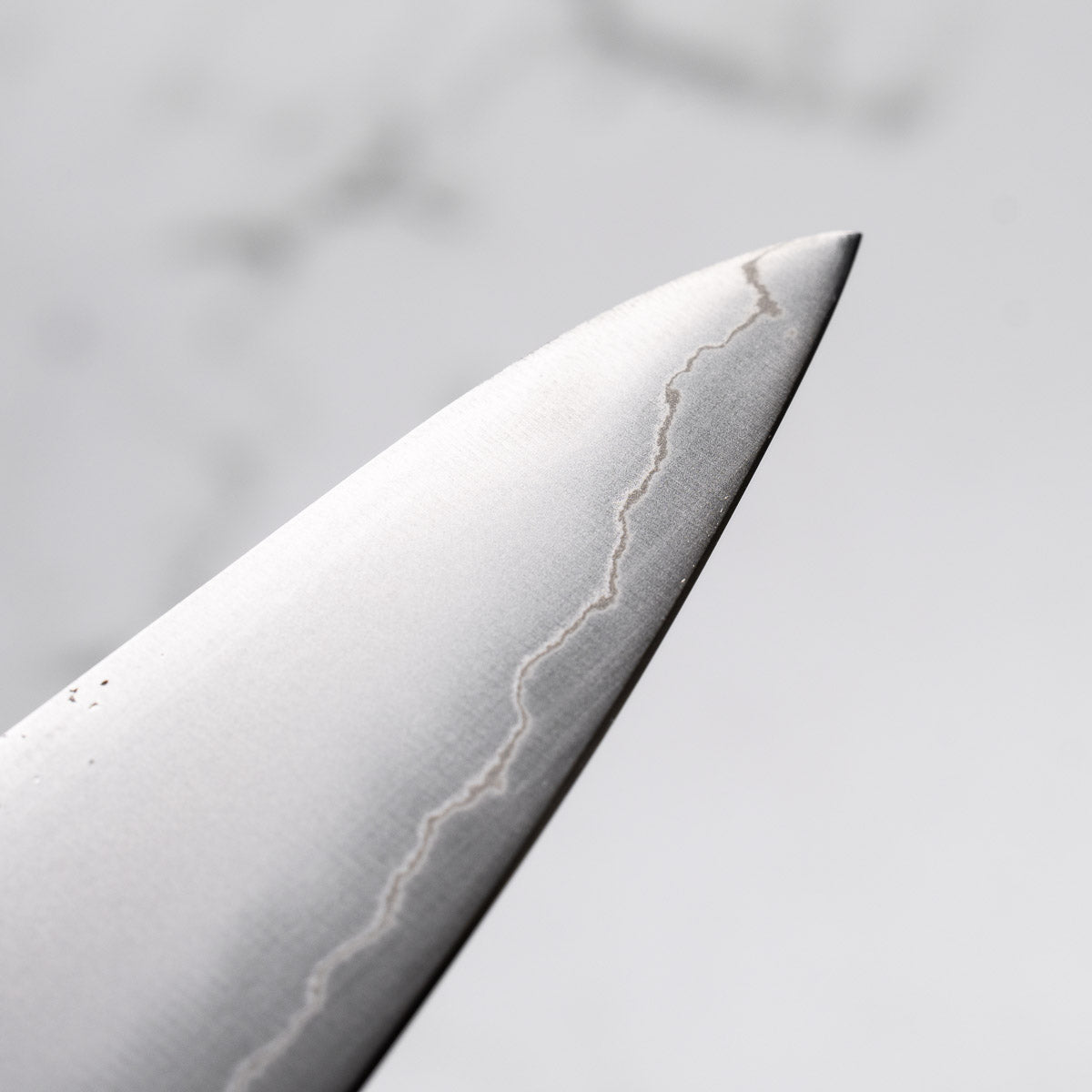 Hajimaru Ginsan Nashiji Ko Santoku 150mm - Mono Ebony