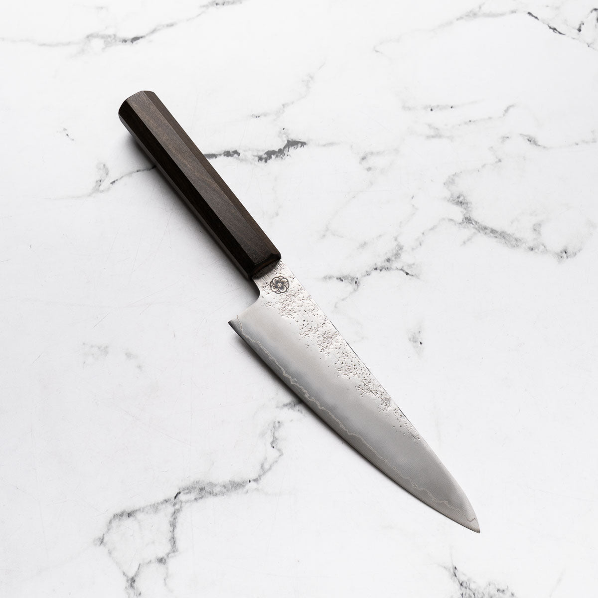 Hajimaru Ginsan Nashiji Ko Santoku 150mm - Mono Bubinga