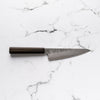 Hajimaru Ginsan Nashiji Ko Santoku 150mm - Mono Bubinga