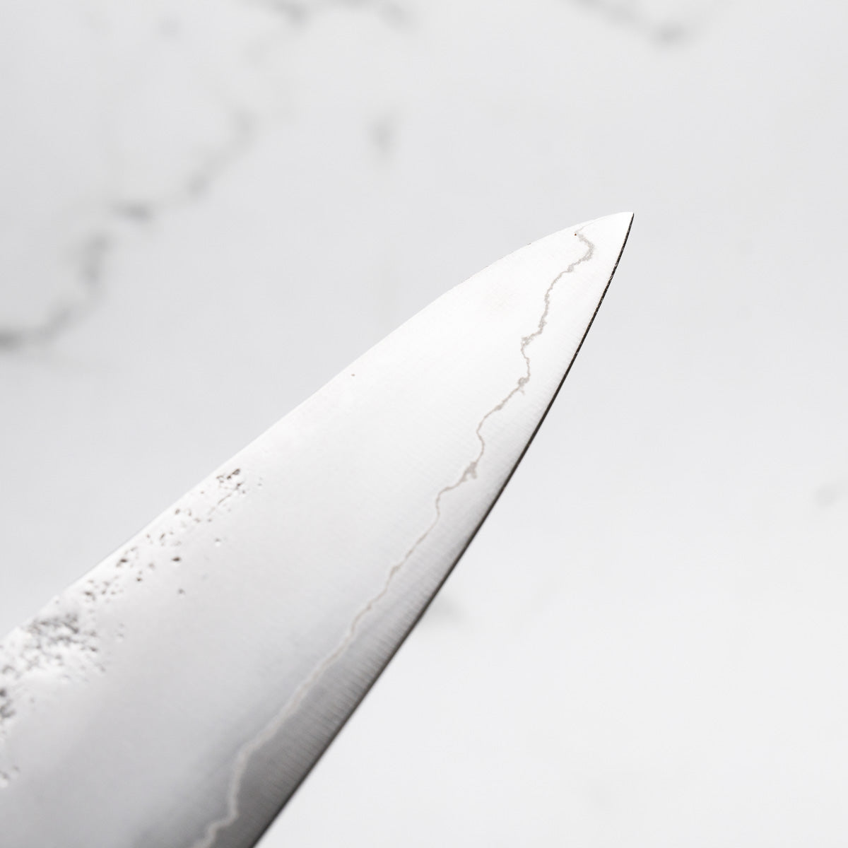 Hajimaru Ginsan Nashiji Ko Santoku 150mm - Mono Bubinga